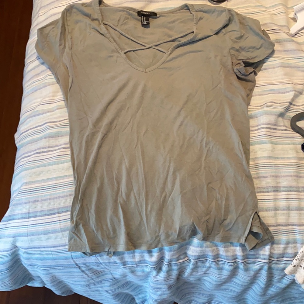 Olive green shirt